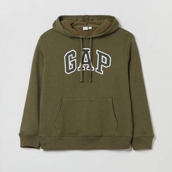 

Толстовка с капюшоном и вышитым логотипом Gap, зеленый