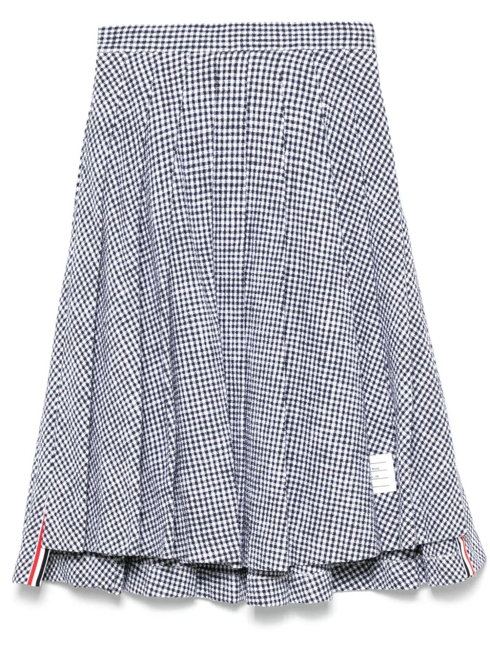 

Твидовая юбка миди THOM BROWNE, синий