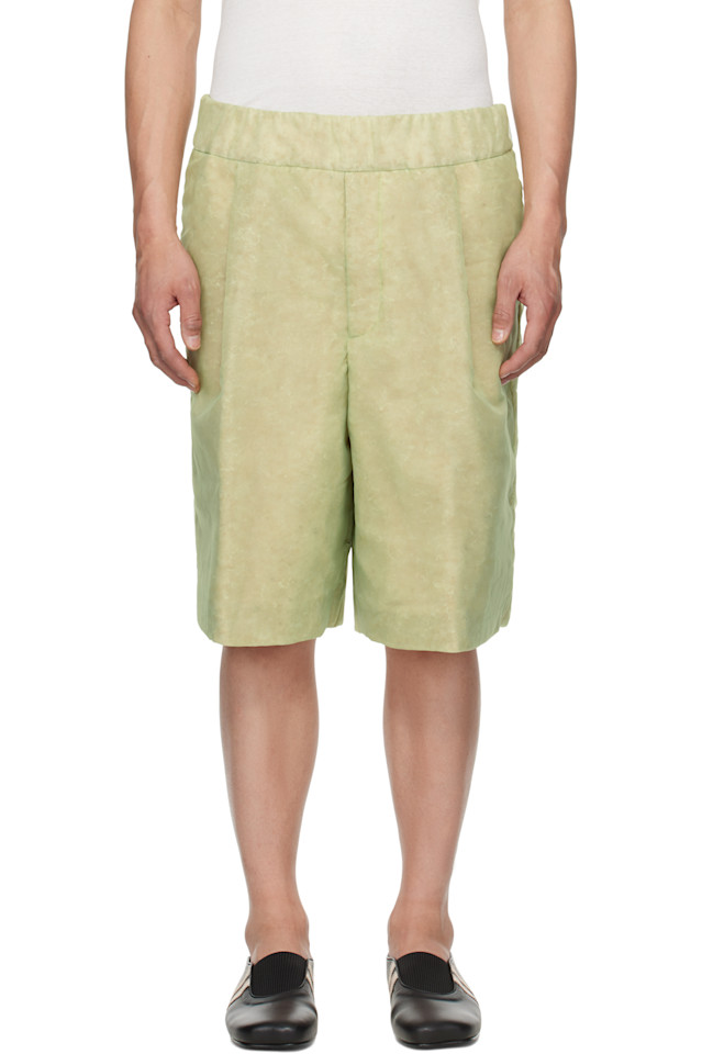 

Многослойные шорты Dries Van Noten, зеленый