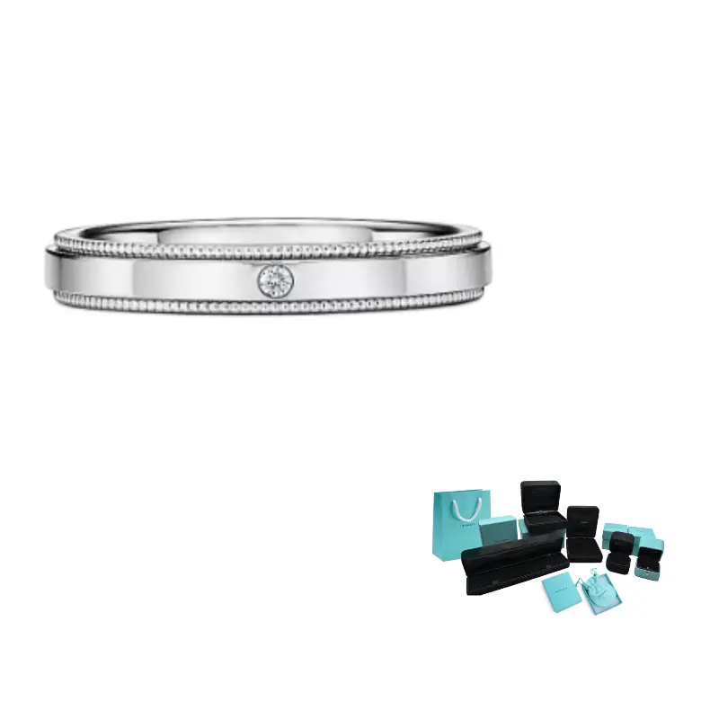 

TIFFANY & CO. Кольца PT950 для женщин серебро