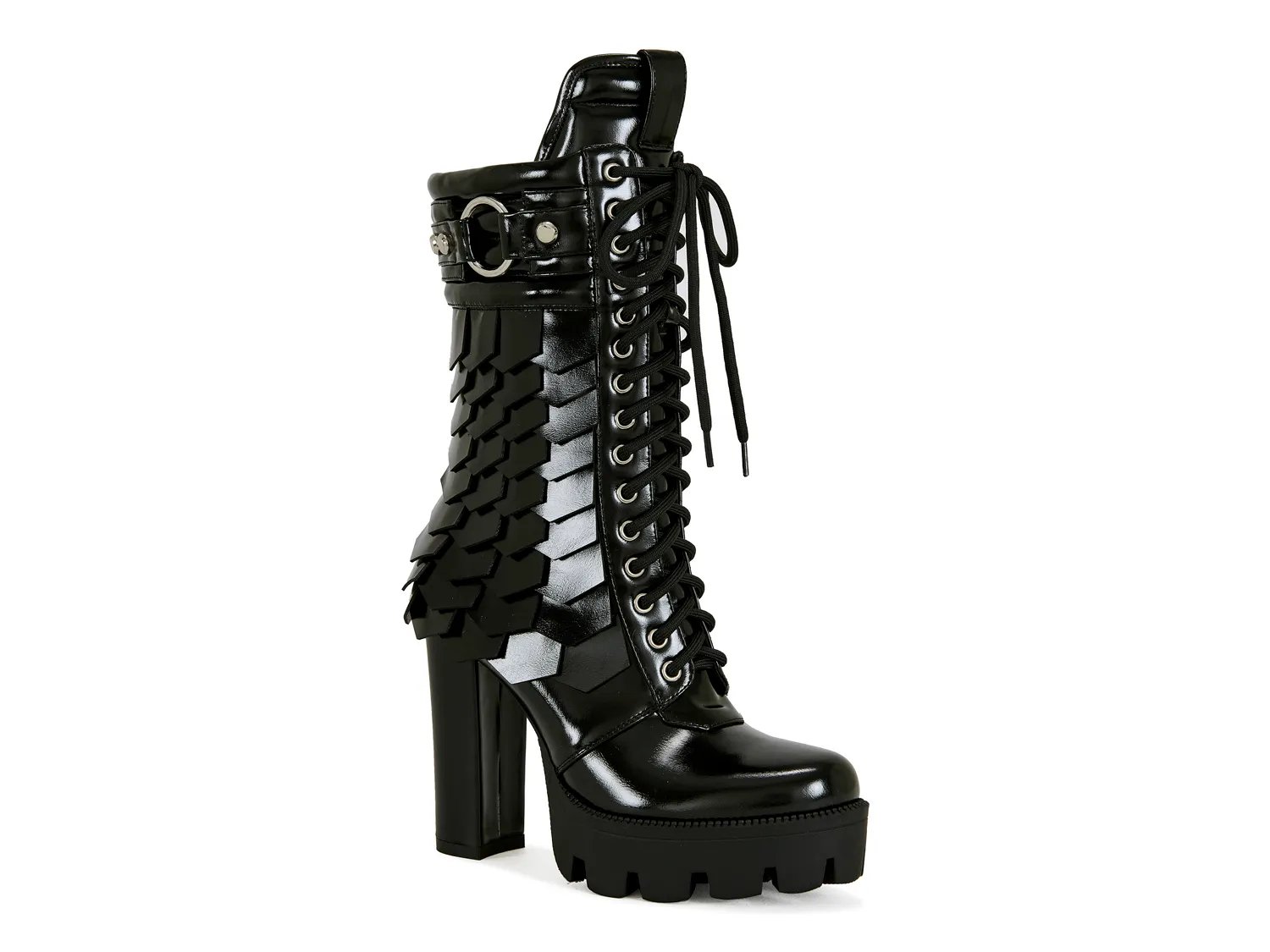 Ботинки Azalea Wang Gernot Platform Bootie, черный