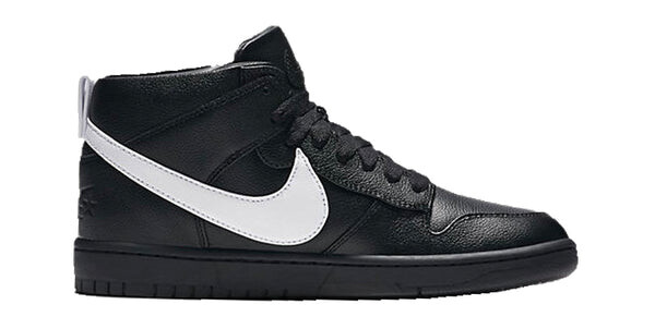 Кроссовки riccardo tisci x lab dunk lux chukka Nike, черный — фото 2