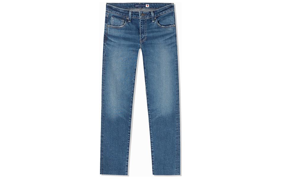 

Женские синие джинсы-шаровары Levis
