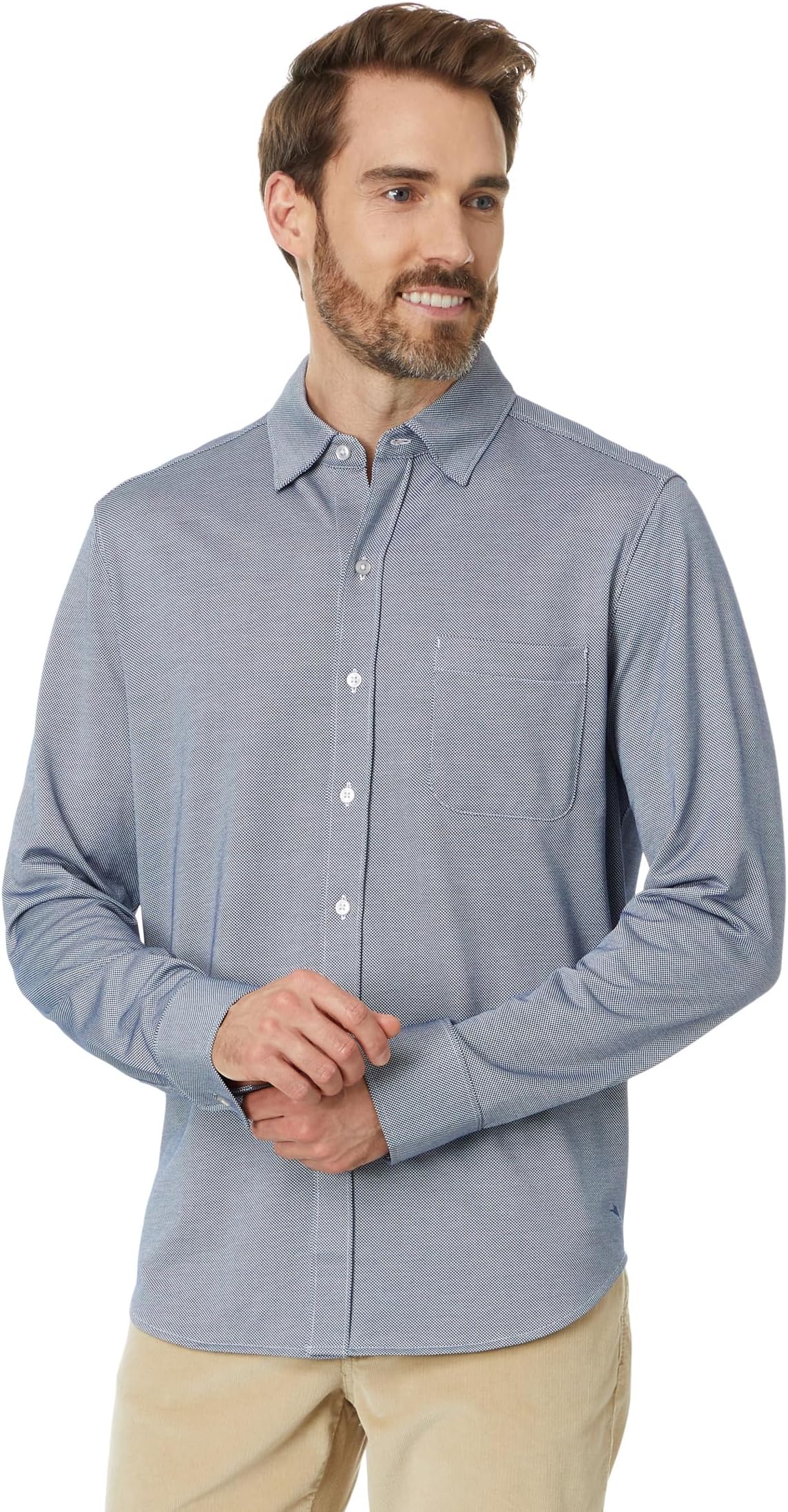 

Рубашка Tommy Bahama New San Lucio Stretch Shirt, цвет Bering Blue