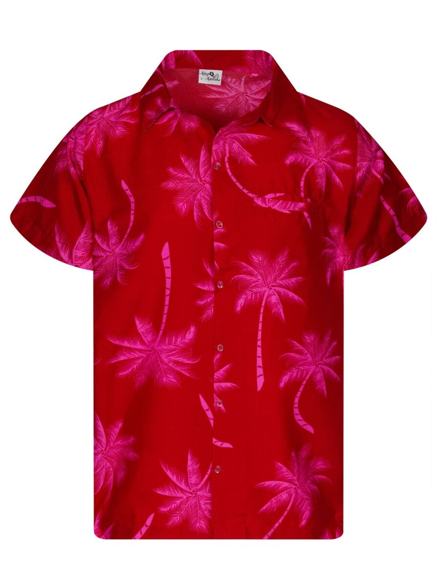 

Рубашка King Kameha Palmshadow, розовый