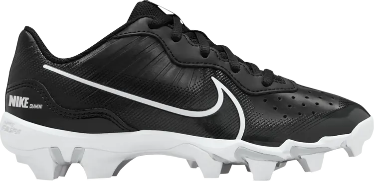 

Кроссовки Alpha Huarache 4 Keystone GS 'Black Pure Platinum', черный