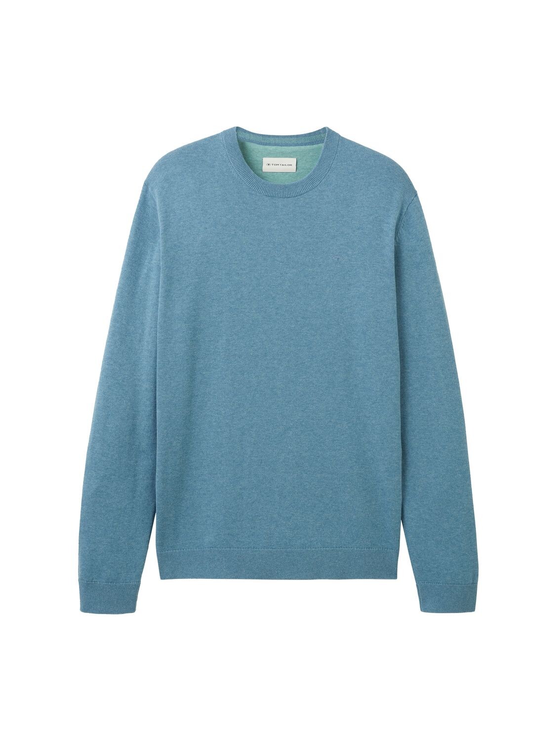 

Пуловер Tom Tailor BASIC CREWNECK KNIT, синий