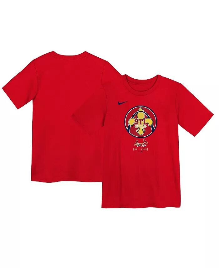 

Футболка дошкольного возраста с красным логотипом St. Louis Cardinals 2024 City Connect Nike