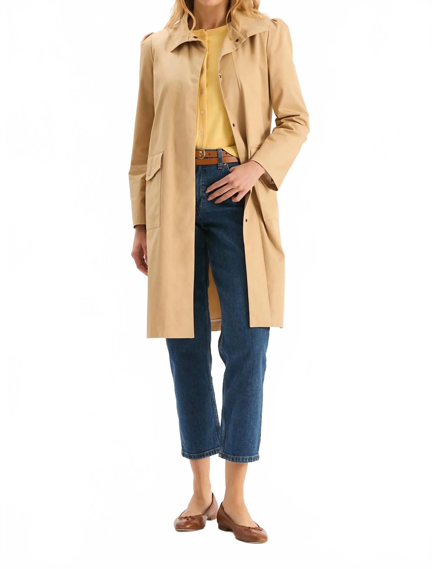 

Tyler Boe Женский водоотталкивающий тренч Tasha, цвет песочный