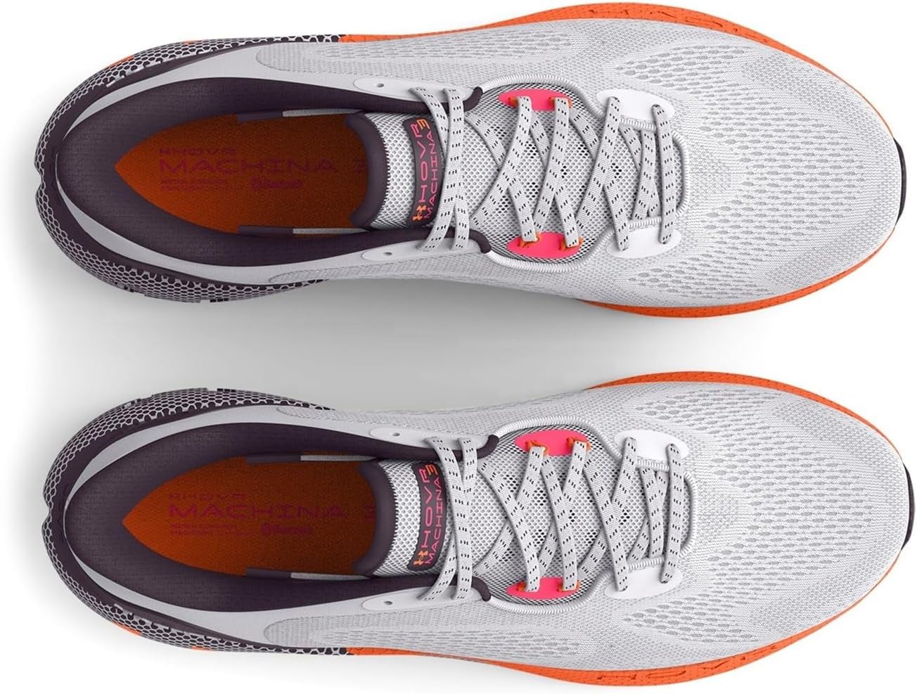 Мужские кроссовки для бега Under Armour HOVR Machina 3, белый/фиолетовый — фото 4