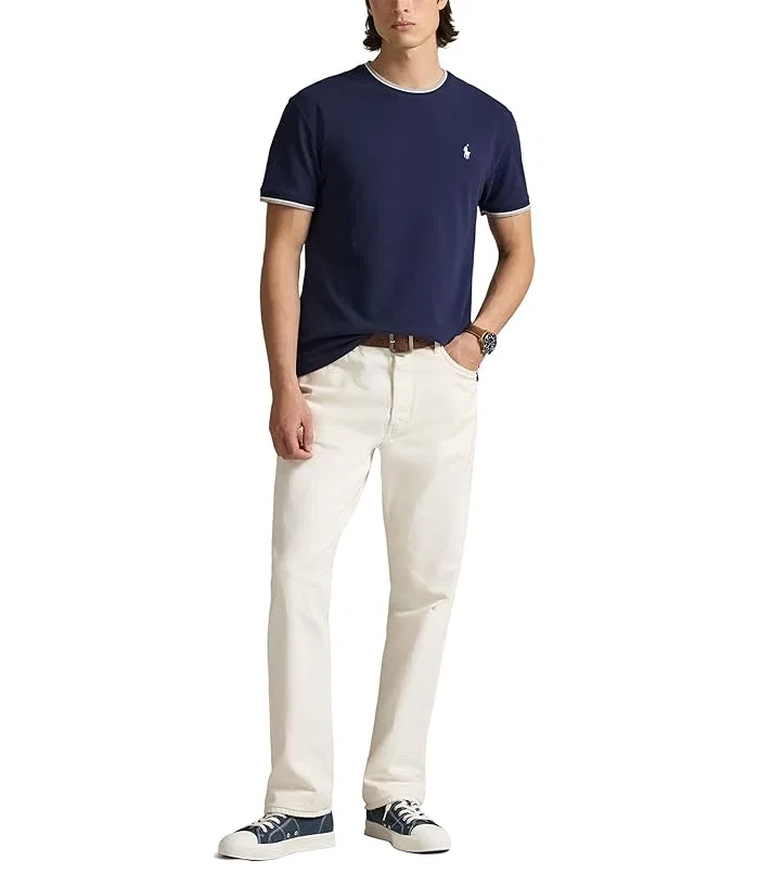 Футболка Classic Fit Stretch Mesh Polo Ralph Lauren, Newport Navy — фото 2
