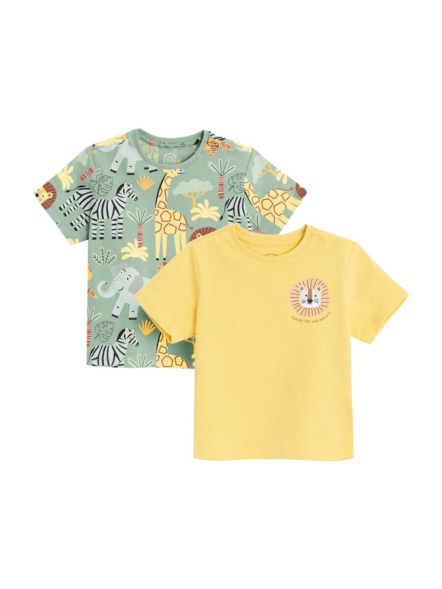 

Рубашка Cool Club, цвет Yellow/Mint/Pastel green