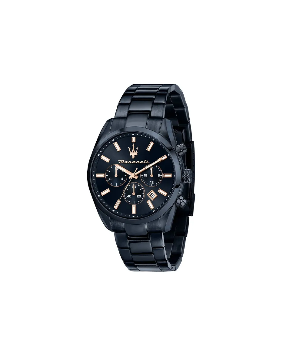 

Мужские часы Stile R8873626003 из стали с синим ремешком Maserati, синий