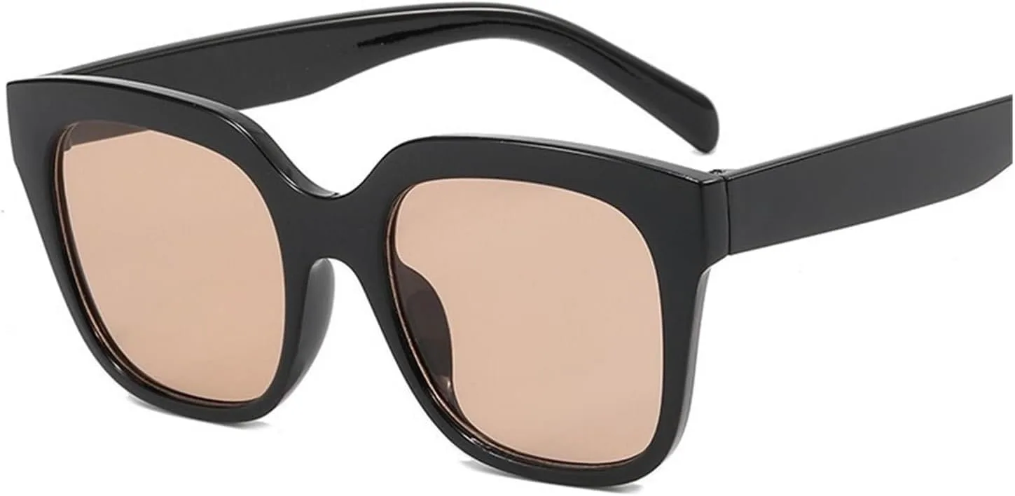 

Модные квадратные солнцезащитные очки в крупной оправе для мужчин и женщин, идеально подходящие для шопинга, отдыха, вечеринок и других мероприятий Generic, Brown