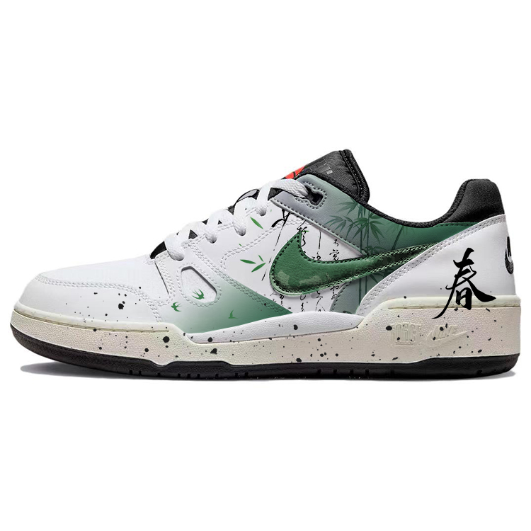 

Nike Кроссовки для скейтбординга Full Force, мужские, низкие, черно-белые