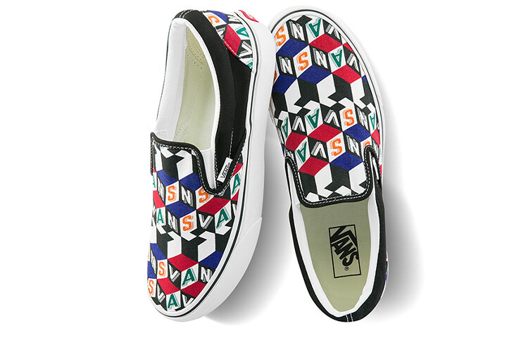 Кроссовки Vans Slip-On "Checker Cube" Sneakers — фото 3