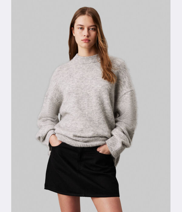 

Свитер Loose fit Calvin Klein Jeans, серый
