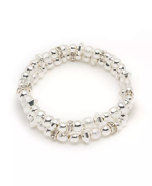 

Браслеты в коробке, 2 комплекта Nine West, silver-tone