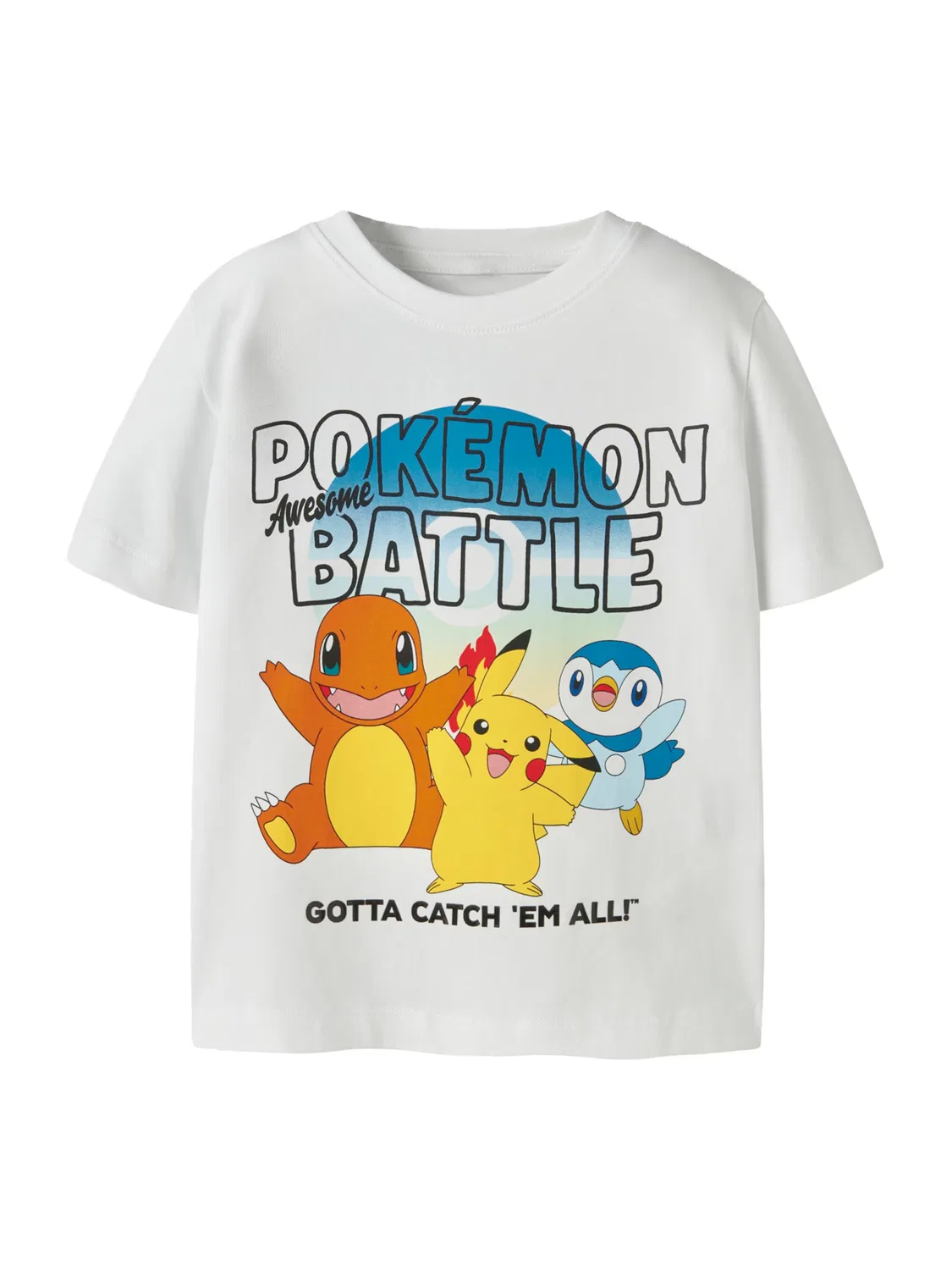Футболка 'NMMMALT POKEMON' Name It, White