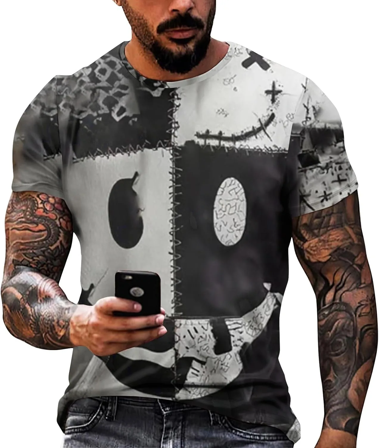 

Мужская футболка с принтом FlekmanArt