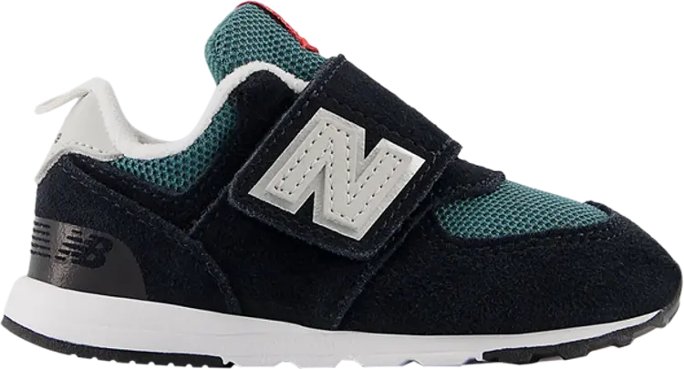 

Кроссовки 574 New-B Hook & Loop Toddler 'Black New Spruce', черный