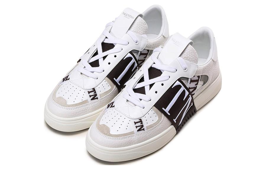 VL7N Низкие Стильные Скейтерские Кроссовки Мужские Белые Valentino — фото 3
