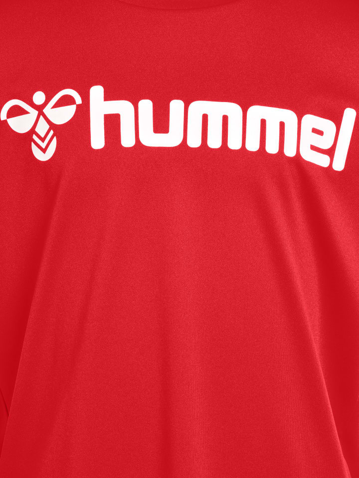 Футболка Hummel Hmllogo Kids в цвете TRUE RED Hummel — фото 3