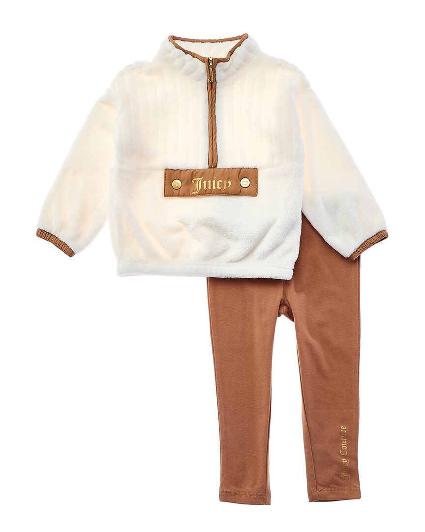 

Комплект из 2 предметов: пуловер и леггинсы из шерпы Juicy Couture, цвет assorted