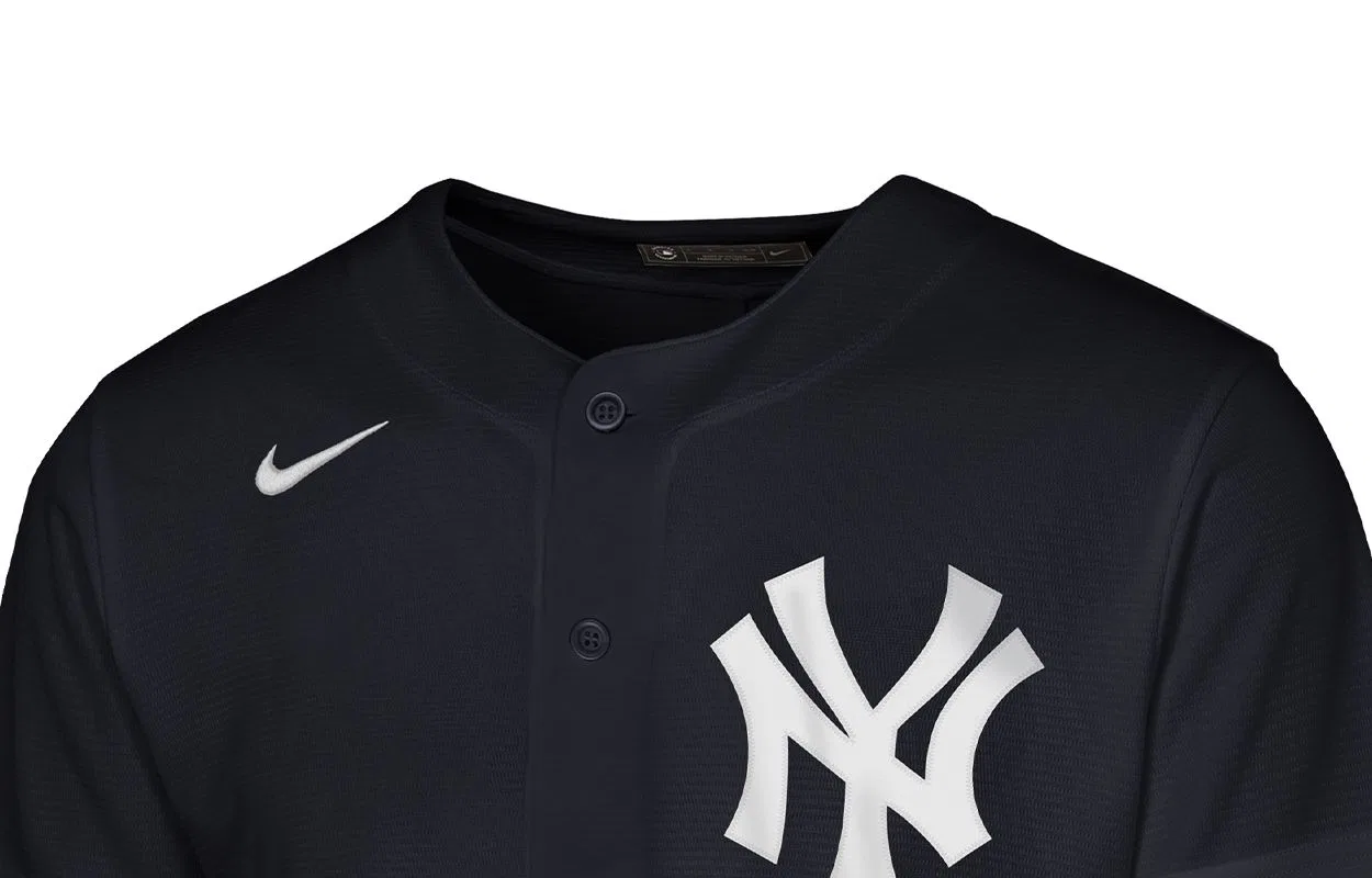 Бейсбольная куртка Nike x MLB для подростков черная — фото 4