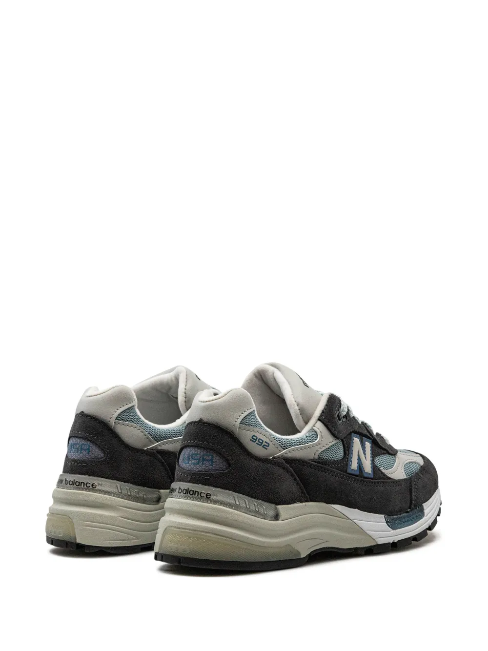 Кроссовки 992 "Kith - Steal Blue" NEW BALANCE, синий — фото 3