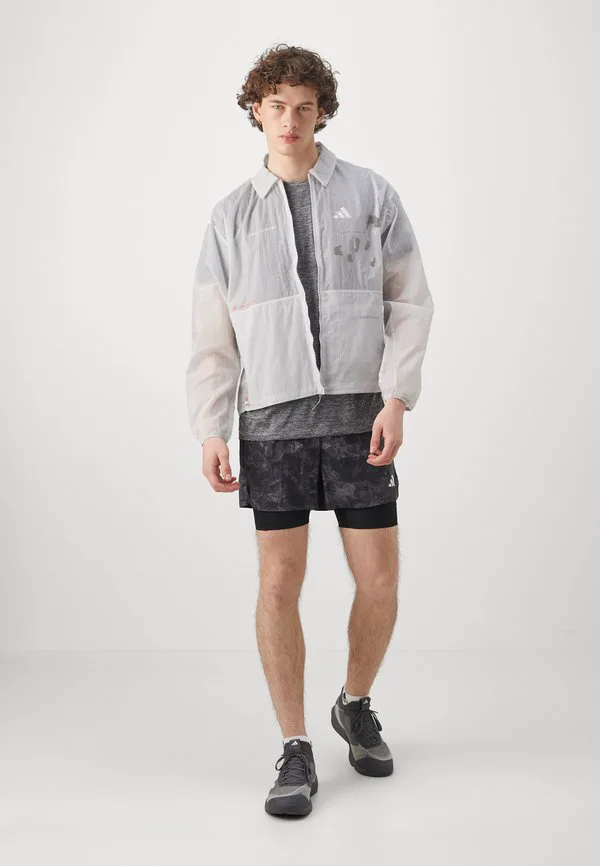 Куртка для бега adi365 hermanos koumori running coach running jacket Adidas Performance, Grey One — фото 2