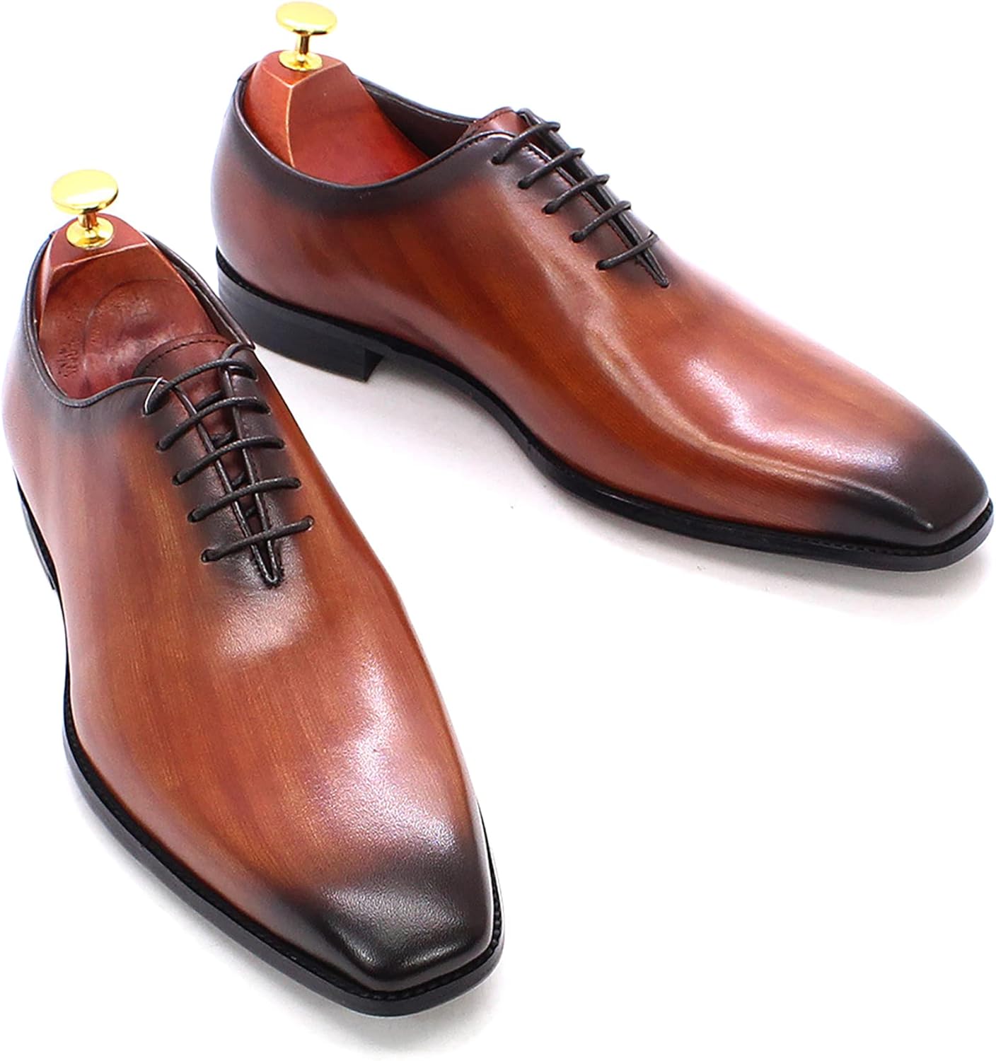 

Мужские классические оксфорды, формальные туфли дерби для свадьбы, кожаные с шнуровкой, для работы и офиса, черные, 42 Generic