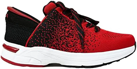 

Мужские кроссовки ZEBA без шнурков - Повышайте комфорт и стиль с идеальными прогулочными и модными кроссовками, красный