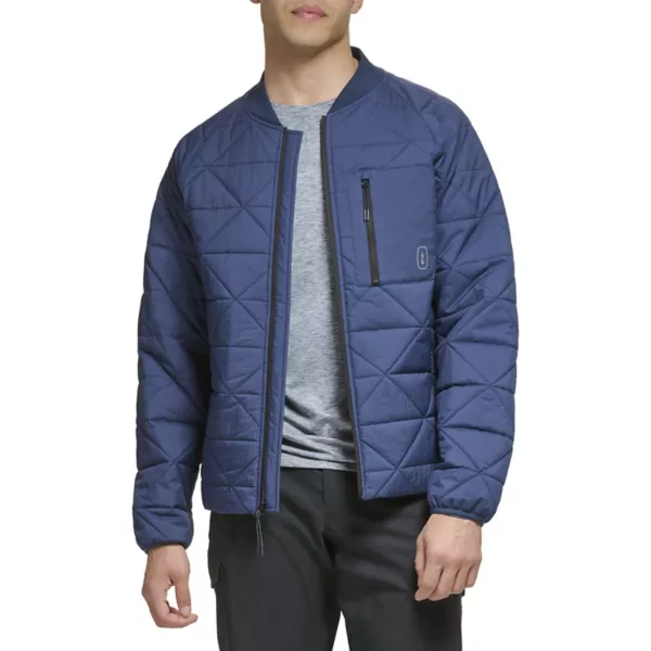 

Мужская стеганая куртка с ромбовидным узором G.H. Bass & Co., цвет dress blue, Синий, Мужская стеганая куртка с ромбовидным узором G.H. Bass & Co., цвет dress blue