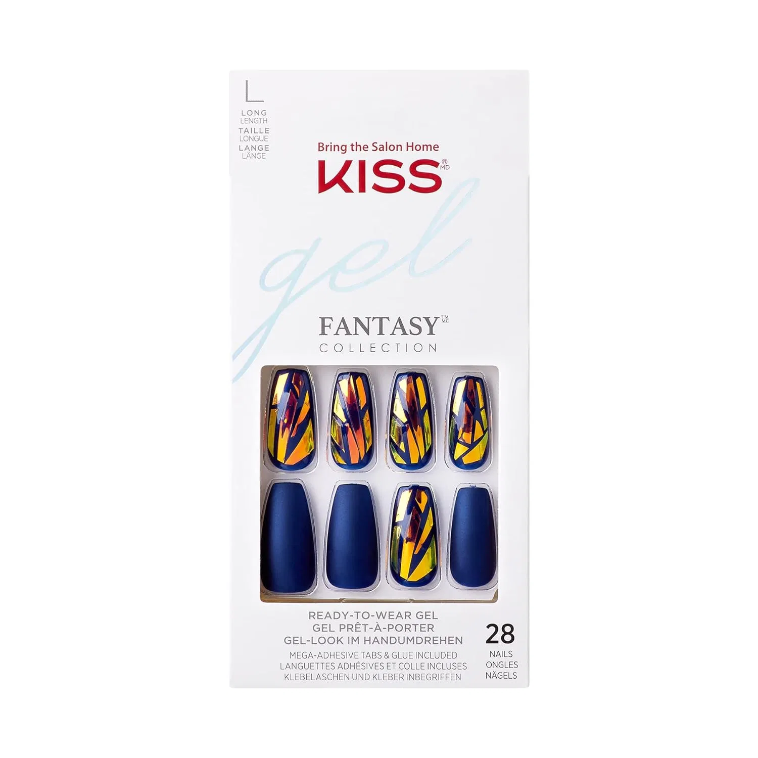 Набор накладных ногтей «Glamour Fantasy Collection Catch My Vibe» от KISS Kiss