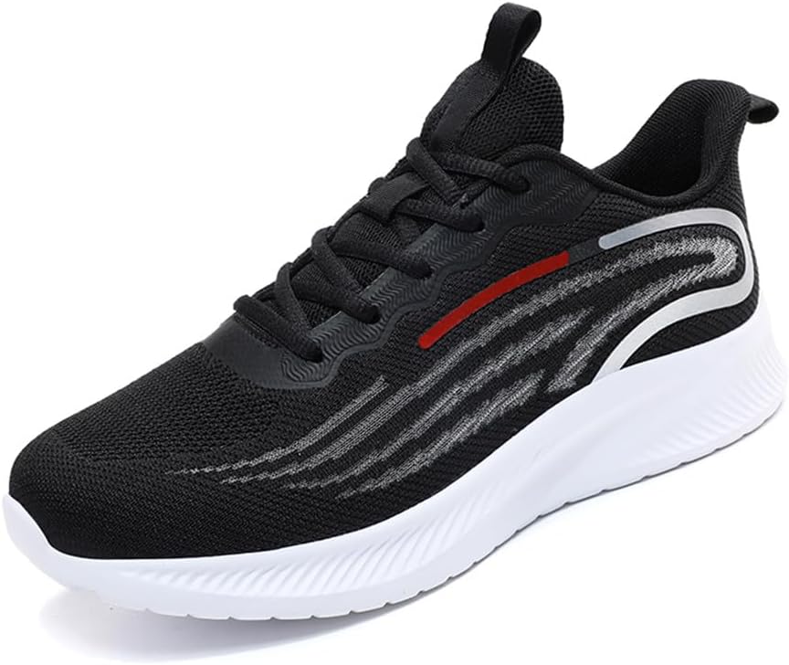 

LEADER SHOW Мужские легкие дышащие кроссовки для бега и ходьбы, модные спортивные кроссовки для тренажерного зала и джоггинга, белый