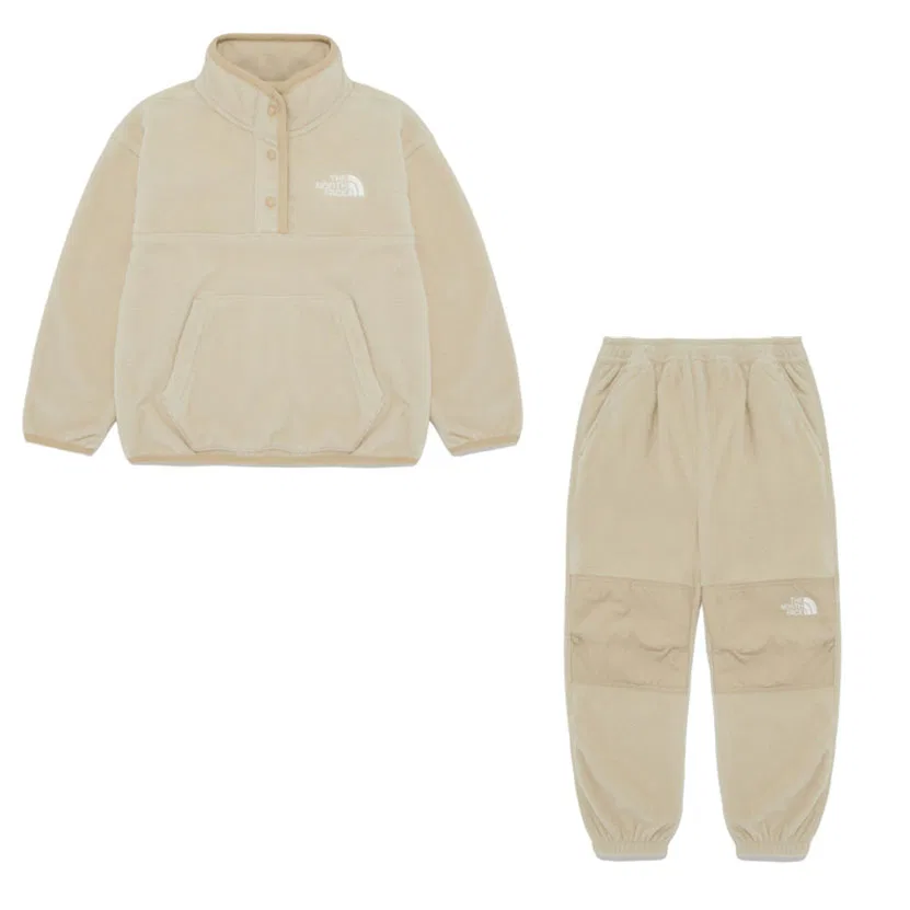Детский спортивный костюм THE NORTH FACE бежевый