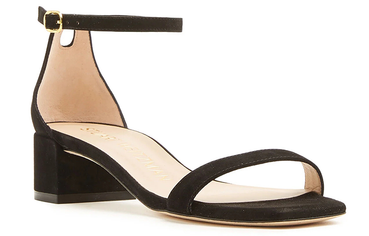 SW One Strap Sandals Women's Black Stuart Weitzman — фото 3