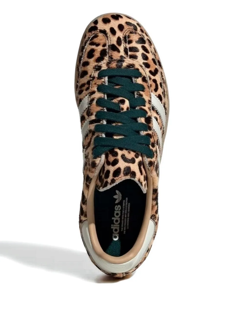Кроссовки Samba OG с леопардовым принтом и тремя полосками Adidas, коричневый — фото 3