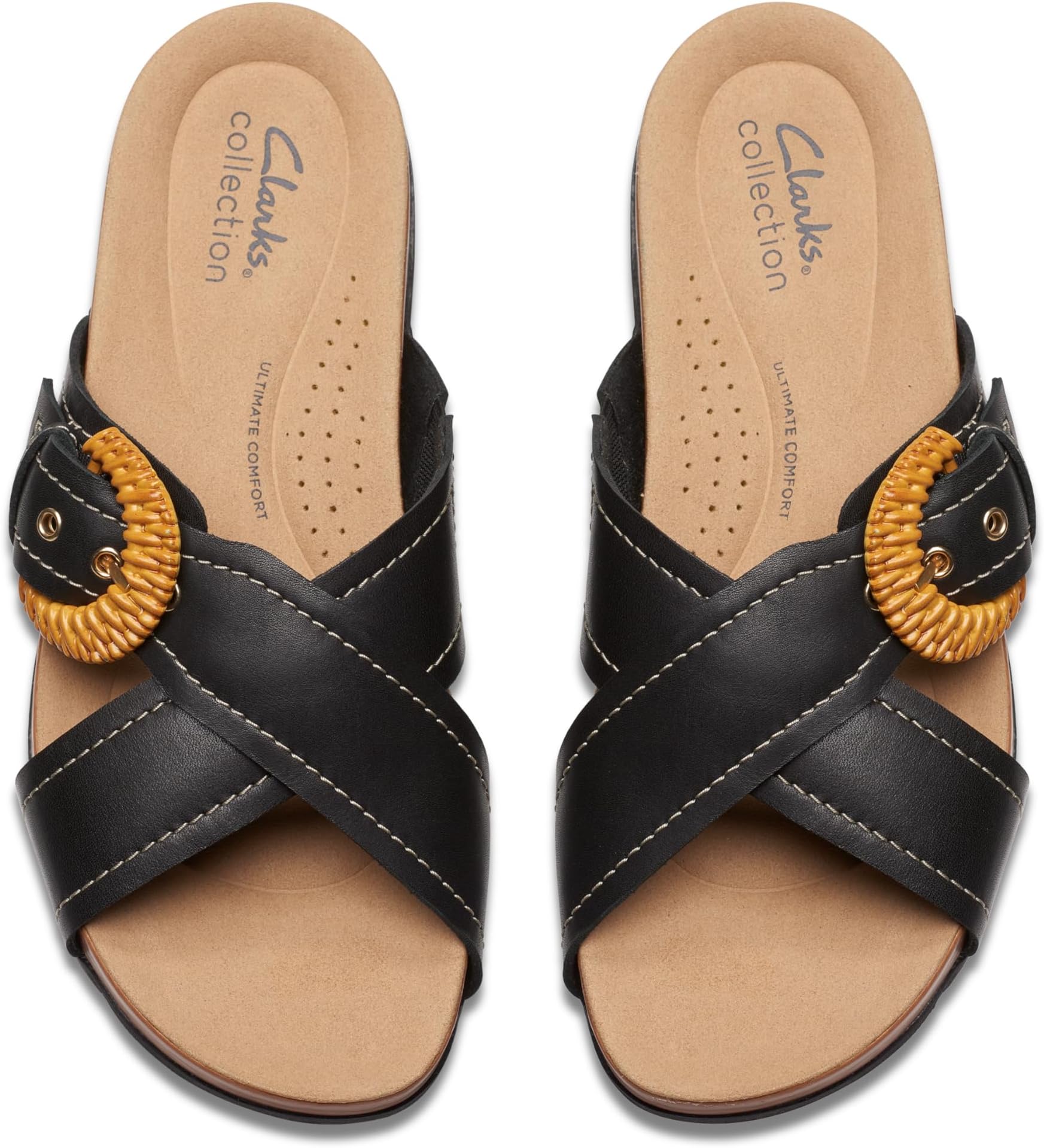 Сандалии Clarks Reileigh Bay, цвет Black Leather — фото 2