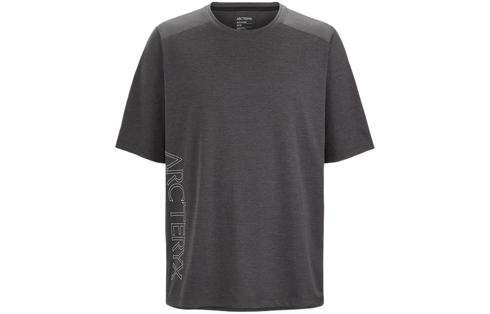 Футболка CORMAC SS23 мужская Arcteryx, черный серый/черный хизер — фото 3