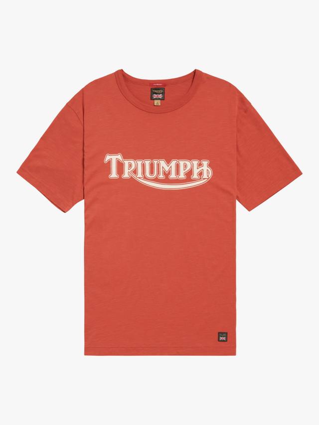 

Футболка с вилочным уплотнением Triumph Motorcycles, цвет Rust