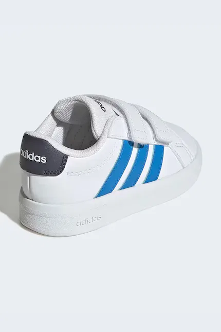 Кроссовки детские Grand Court 3.0 Adidas, белый — фото 3