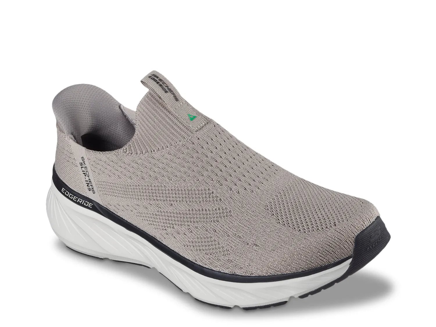 

Кроссовки Skechers Hands Free Slip-ins Relaxed Fit Edgeride Commissioner Sneaker - Men's, серо-коричневый