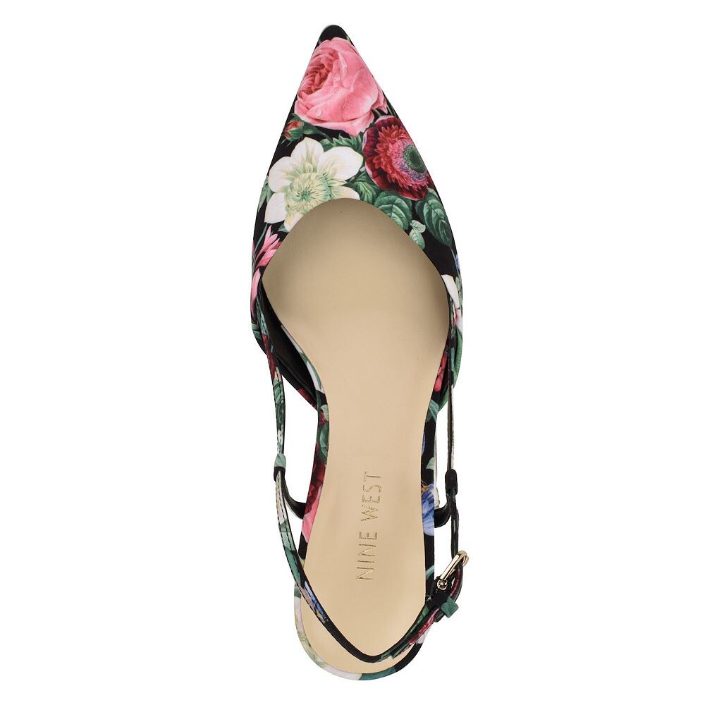 Женские туфли-лодочки Nine West Rowen с открытой пяткой, бронзовый — фото 4