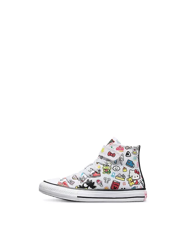 Кроссовки Chuck Taylor All Star - для малышей и детей младшего возраста. Converse, White/White/Black — фото 4