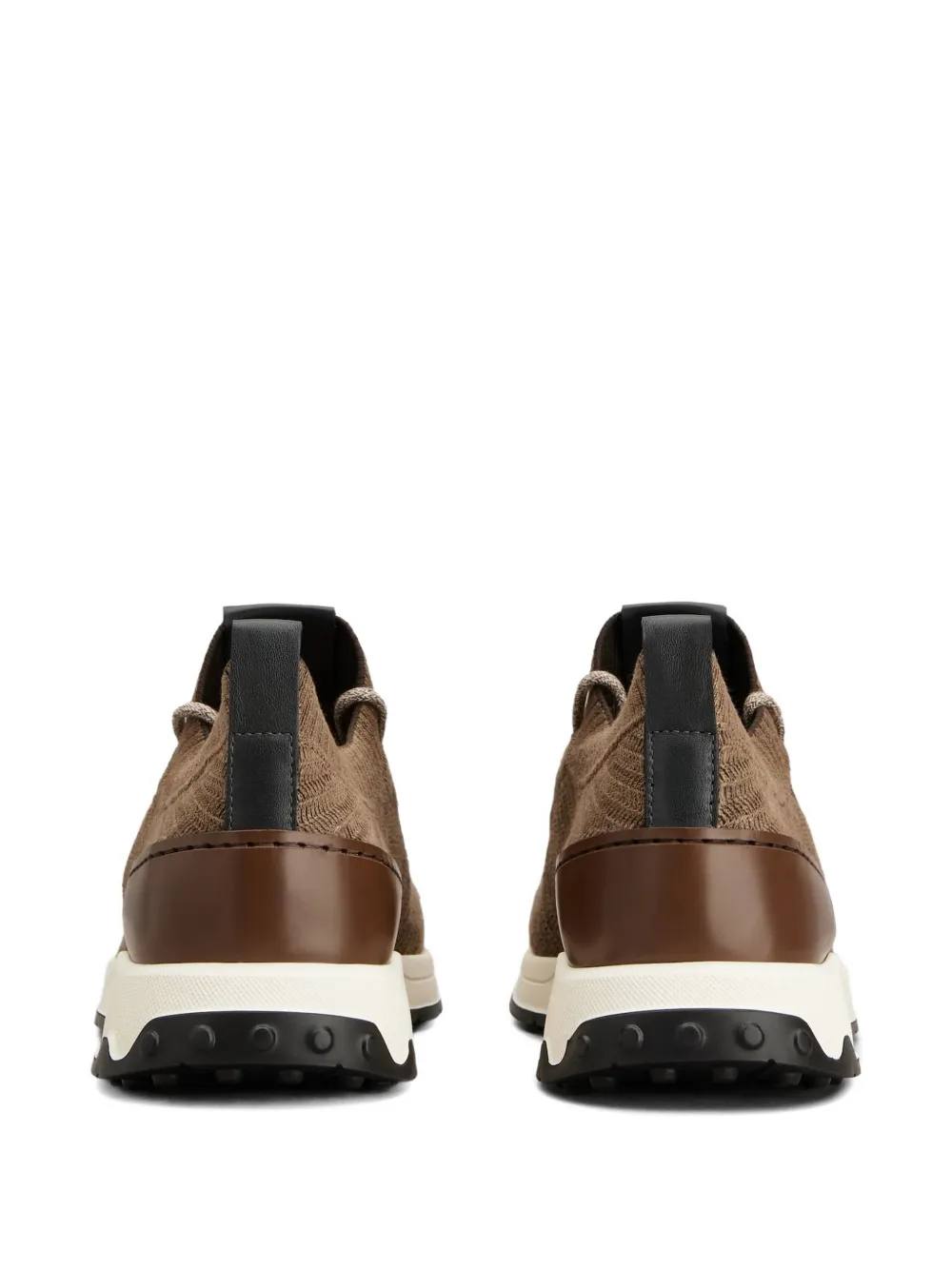 Кроссовки на шнуровке Tod'S, коричневый — фото 3