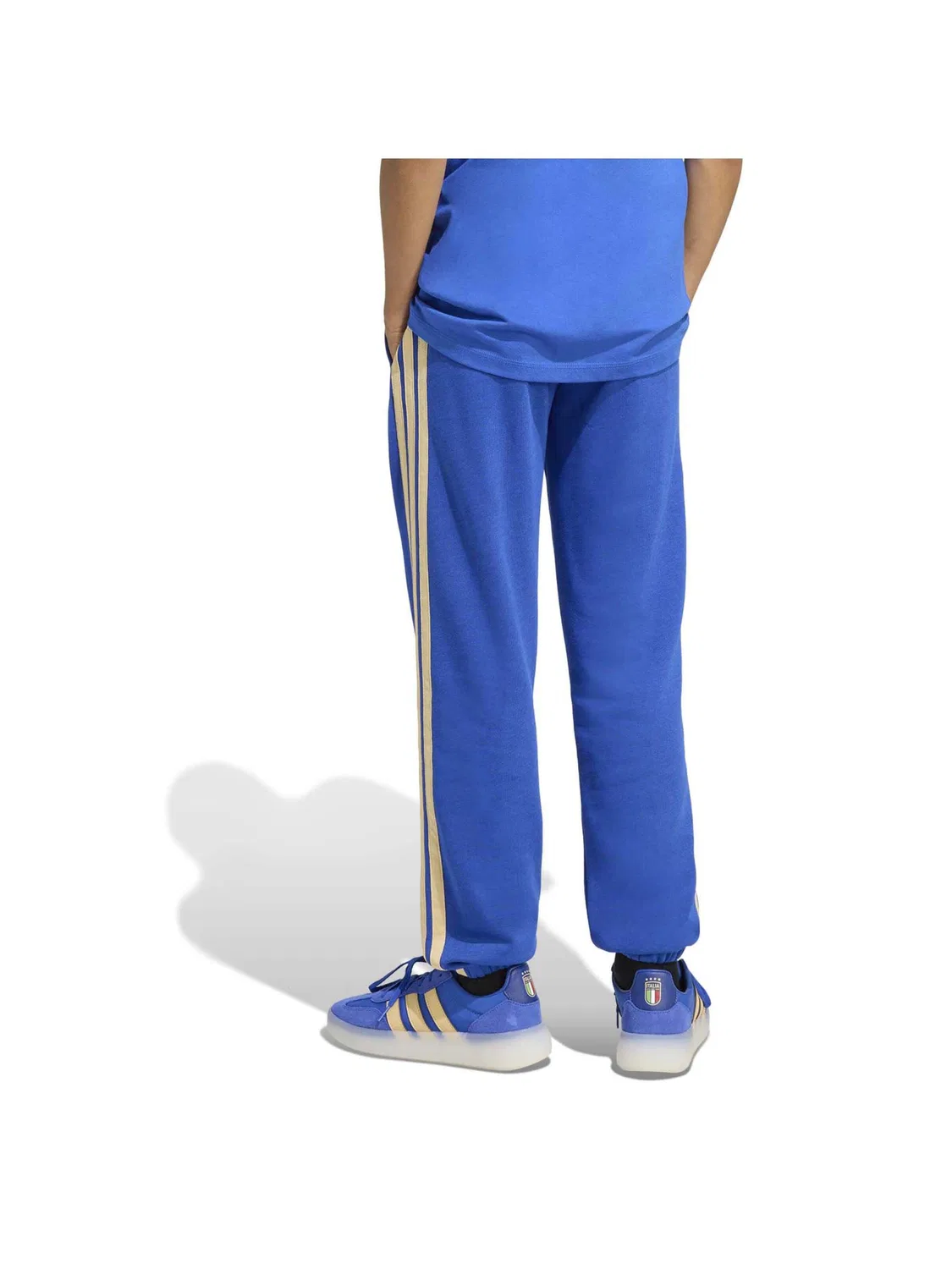 Спортивные брюки Adidas Sportswear Regular Workout Pants синего цвета — фото 3