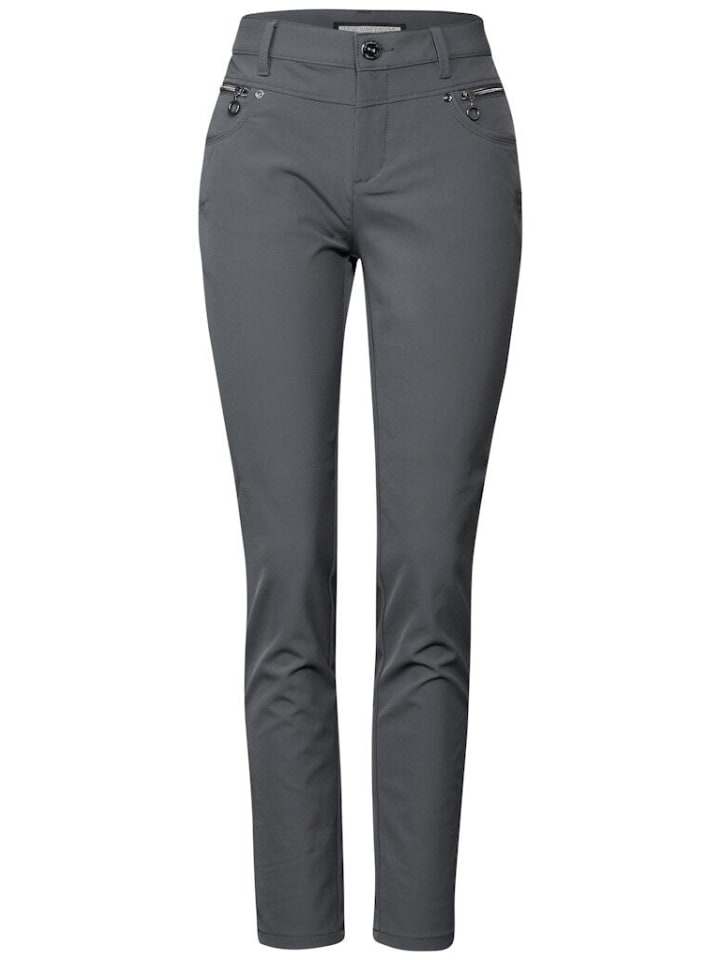 

Тканевые брюки Street One, цвет storm grey