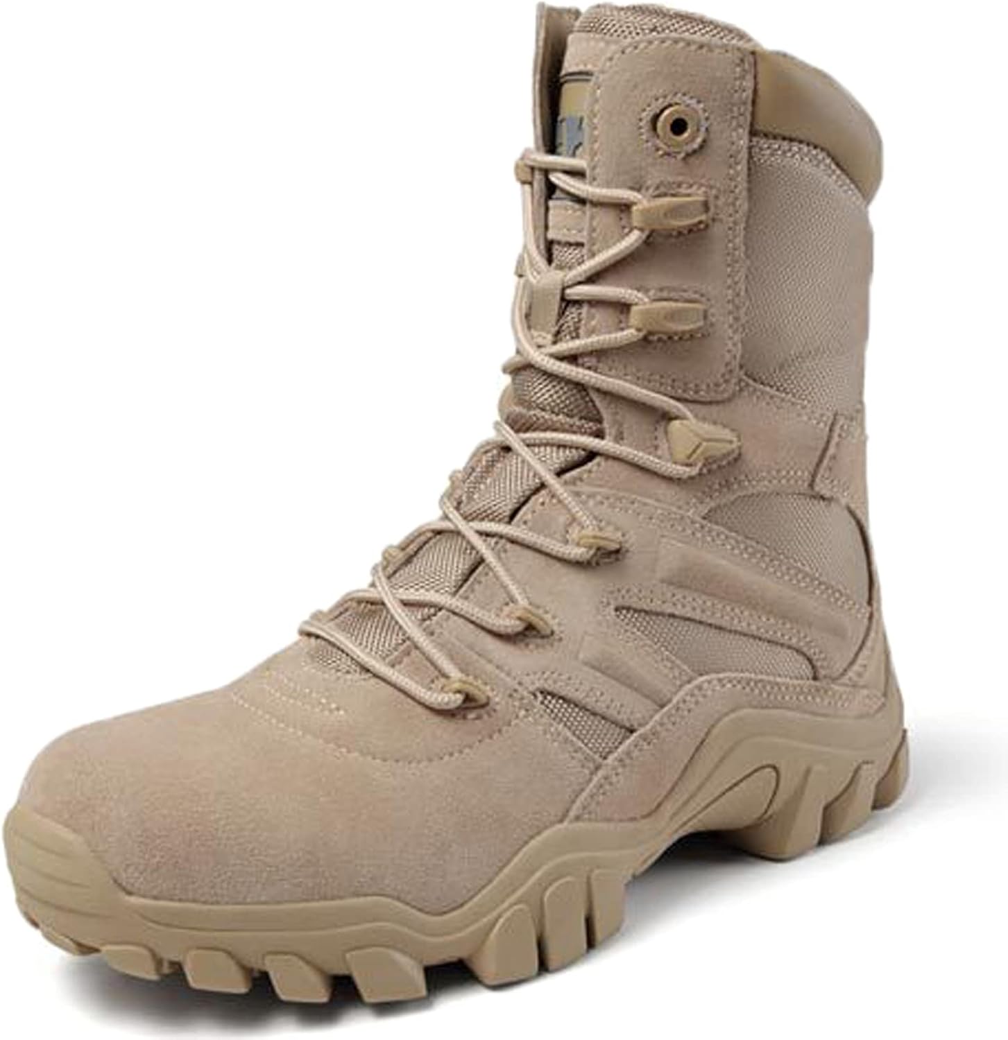 

Мужские походные ботинки Hongrenamz, высокие, водонепроницаемые, для ходьбы на улице, кемпинга, путешествий и трекинга, черные, размер EU41/US8